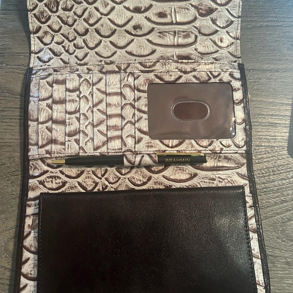 Brahmin Pearl Dragon Priscilla Satchel & Wallet - Picture 7 of 8